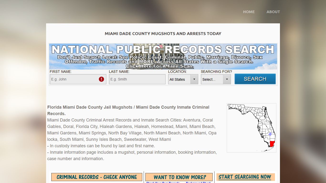 Miami Dade County Mugshots and Arrests Today - FREEPEOPLESCAN.COM